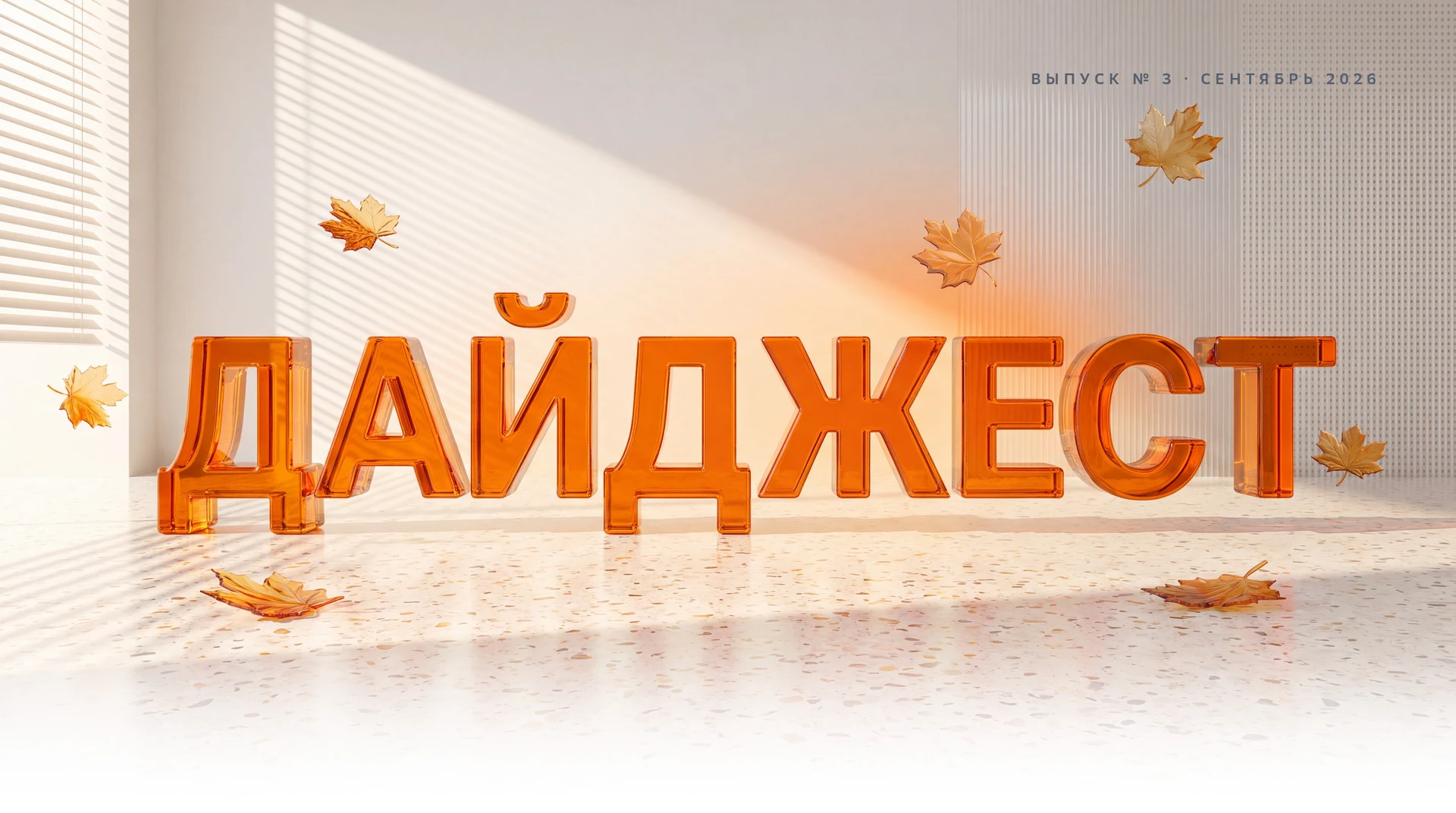Осенняя обложка дайджеста GMMC