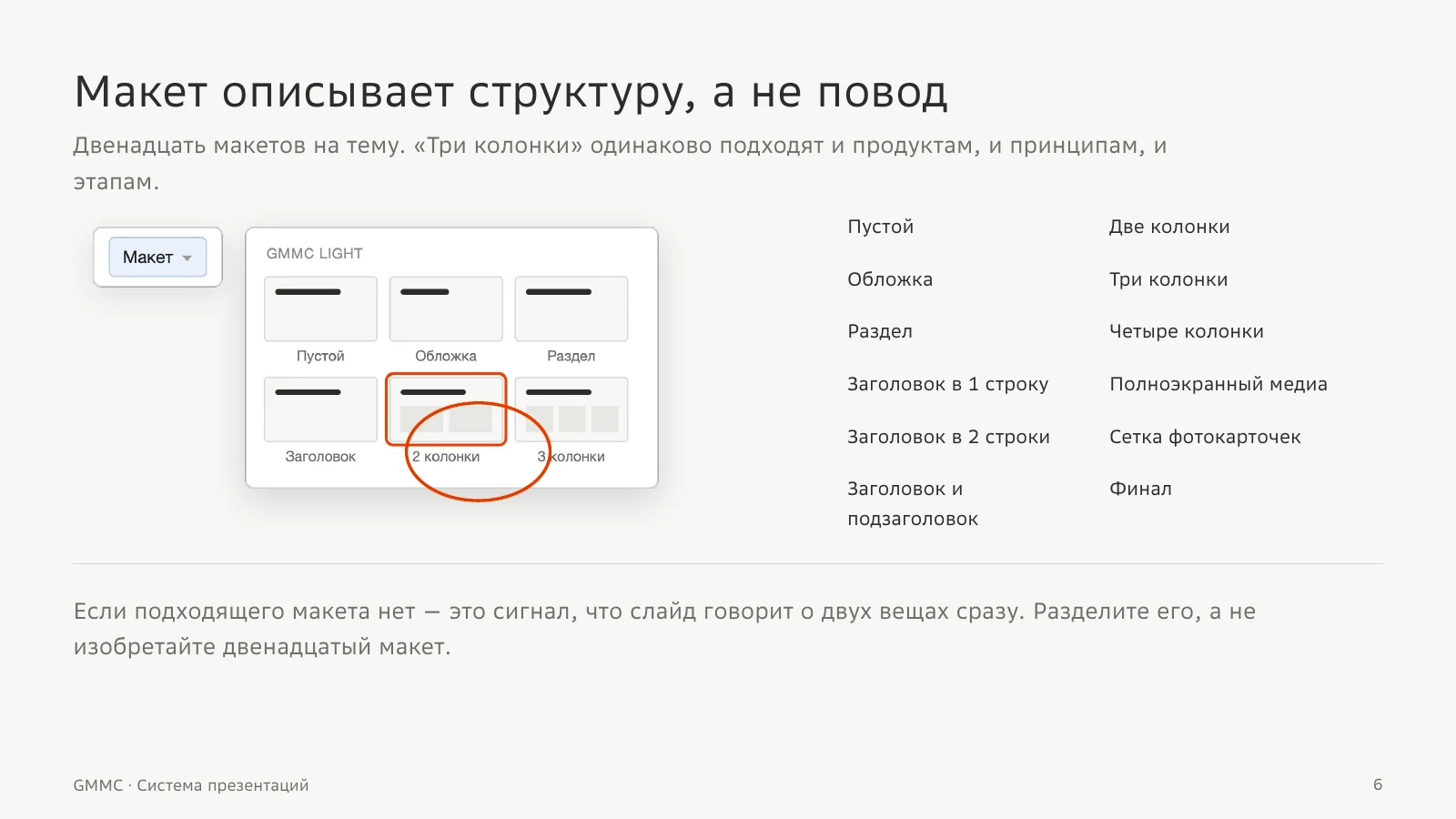 Библиотека макетов для разных коммуникационных задач